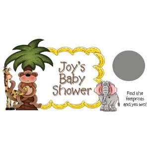  Baby Shower Game   Personalized Scratch Card Baby