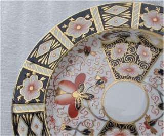 ROYAL CROWN DERBY 12 LUNCHEON PLATES 2451 SUPERB  