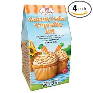 Brand Castle Carrot Cake Cupcake Kit, 8.5 Ounce (Pack of 4)  