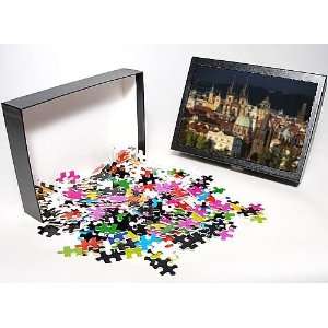 Puzzle of View over Stare Mesto district including Tyn church, Prague 