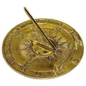  Nautical Solid Brass Sundial