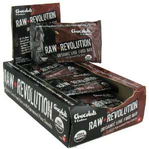  Raw Revolution Chocolate & Cashew Bar ( 12X2.2 Oz) Health 