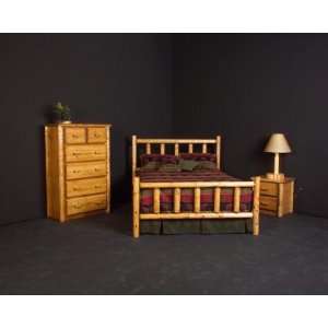  Viking Log Furniture Alpine Bed Panel Bed