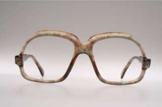   olive brown green vintage 70s Eyeglasses by SAPHIRA /F1W  