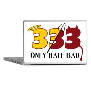 Laptop Notebook 13 Skin Cover 333 Only Half Bad with Angel Halo Devil 