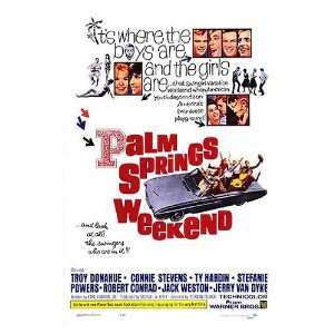  Palm Springs Weekend Movie Poster, 11 x 17 (1963)