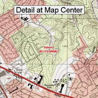 USGS Topographic Quadrangle Map   Schertz, Texas (Folded/Waterproof 