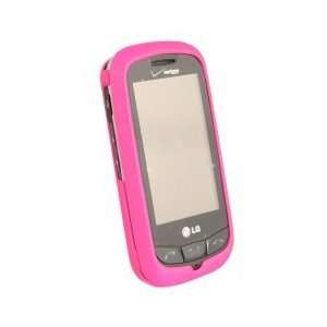  LG Cosmos Touch VN270 Snap on Cover Pink Rubberized and 