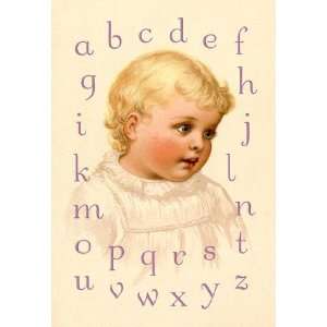 Exclusive By Buyenlarge Blondies Alphabet 12x18 Giclee on canvas 
