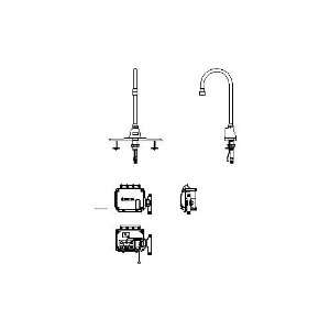 Delta Commercial 3000T3570A R3 Hardwire Electronic Basin Faucet With 