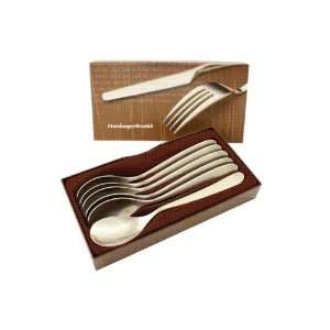  Scandinavian Stainless Steel Zara 6 pc. Dinner Spoons Fjord Design 