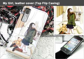 Apple iPhone 4S/4 Cute Protective Cell Phone Leather Case Cover (My 