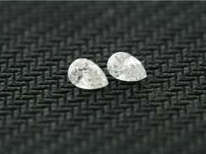Matching .22ct Pear Loose Diamonds E, SI2 4.6 x 3.1mm  