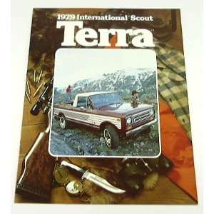  1979 79 International Scout TERRA Truck BROCHURE Rallye 