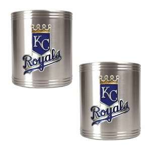  Kansas City Royals 2pc Stainless Steel Can Holder Set 