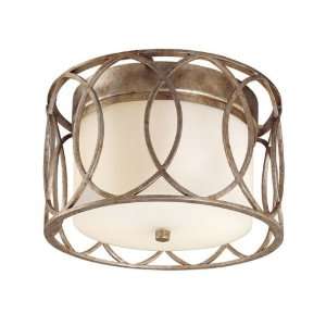  Troy Lighting Sausalito Champagne 2 Light Flush