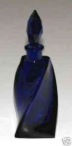 Twist Cobalt Perfume Bottle from The CZECH REPUBLIC  