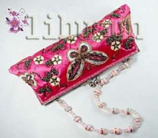 wholesale 5PCS Handmade Butterfly bead handbag &wallets  