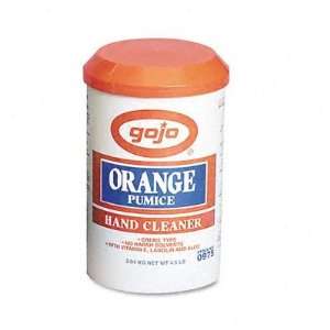  Orange Pumice Hand Cleaner, Orange Scent, 4.5lb Tub, Six 