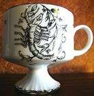 Vintage Scorpio Horoscope Coffee / Tea Cup and Saucer P