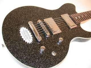 DAISY ROCK Siren Black Sparkle Electric Guitar, NEW  