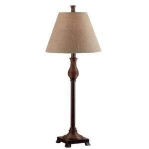 Kenroy Home 20392NR Santiago Buffet Two Table Lamp, Natural Reed 