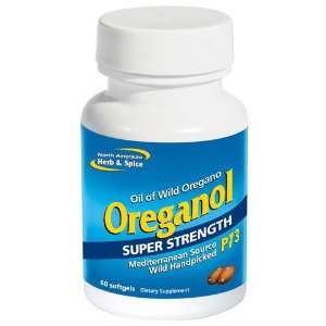 North American Herb and Spice Super Strength Oreganol 60 Softgels