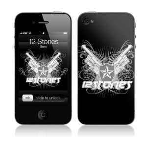  Music Skins MS 12ST20133 iPhone 4  12 Stones  Guns Skin 