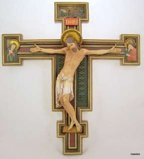 St. Damian San Damiano Wall Cross Crucifix Jesus Christ  