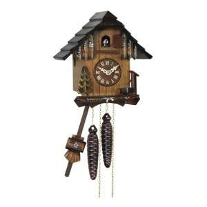 German Black Forest Style Mechanical Cuckoo Clock, 8 Inch  