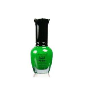   Polish Lacquer Neon Green Top Coat Clean Manicure Klean Color Beauty