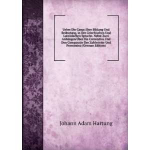   ¶rter Und Pronomina (German Edition) Johann Adam Hartung Books