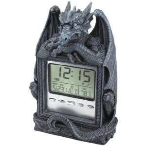   Statue Sculpture Time Lcd Alarm Clock 