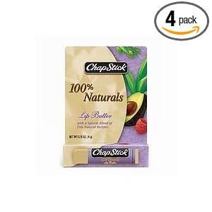  Chapstick 100% Naturals Lip Butter, 0.15 ounce (4g) Sticks 