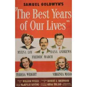  The Best Years of Our Lives Movie Poster (11 x 17 Inches 