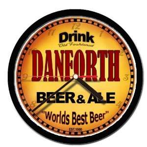  DANFORTH beer ale wall clock 