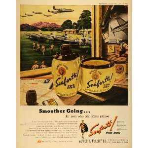  1945 Ad Alfred D. McKelvy Co Seaforth Shaving Lotion WWII 