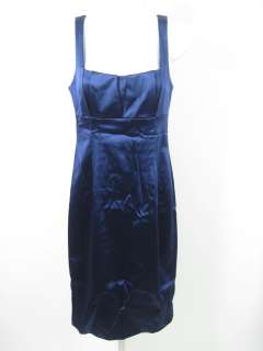 DAVID MEISTER Dark Blue Polyester Dress Sz 2  