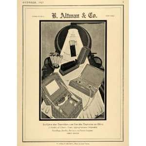  1927 Ad B. Altman Traveling Shaving Kit Jewelry Box 