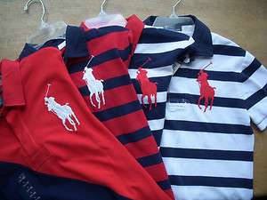   Lauren Big Pony Rugby Shirt Boys $50 2T 3T 4t 5 6 8 10/12 14/16 18/20