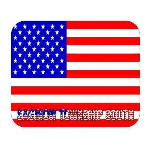  US Flag   Saginaw Township South, Michigan (MI) Mouse Pad 