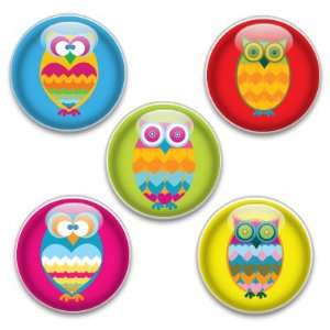  Decorative Push Pins 5 Big Owls