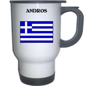  Greece   ANDROS White Stainless Steel Mug Everything 