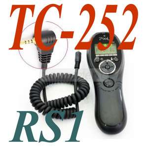 Pixel TC 252/RS1 cable Timer Remote Control for Panasonic GF1 GH1 GH2 