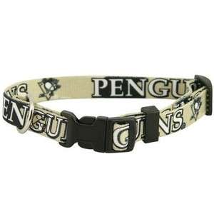 Pittsburgh Penguins Adjustable Dog Pet Collar Sz Large  