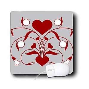  Anne Marie Baugh Hearts   Elegant Red Heart Design On A 
