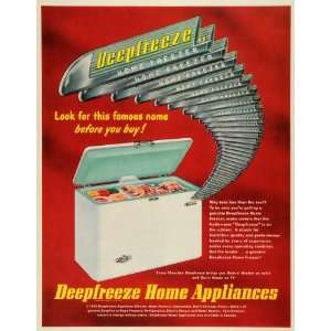  1953 Ad Deepfreeze Appliance Division Motor Product Corp 