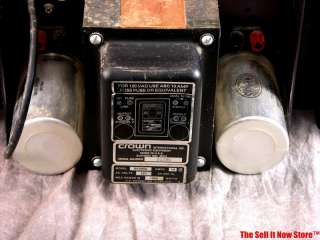 Vintage Crown DC300A DC 300 DC300 rack mount stereo power amp 