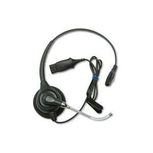   Monaural Over the Head Telephone Headset with Voice Tube Electronics
