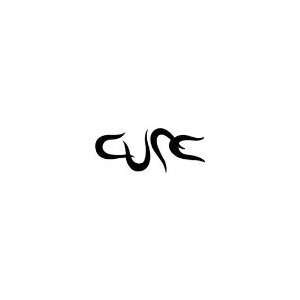  THE CURE 13 BAND LOGO WHITE DECAL STICKER VINYL 